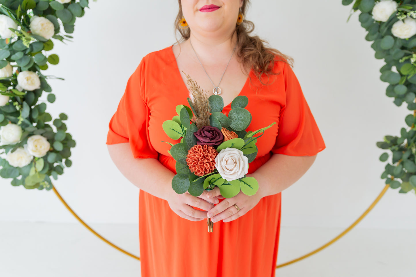 Boho Terracotta Bridesmaid Bouquet