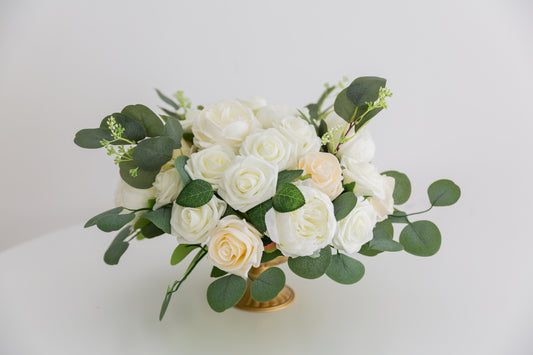 Green + White Large Centerpiece