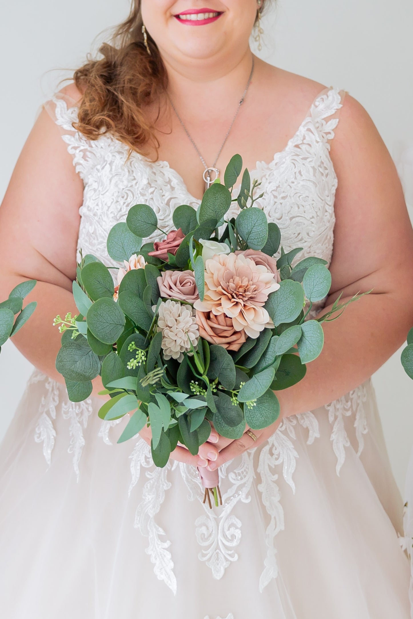 Dusty Rose Bridal Bouquet