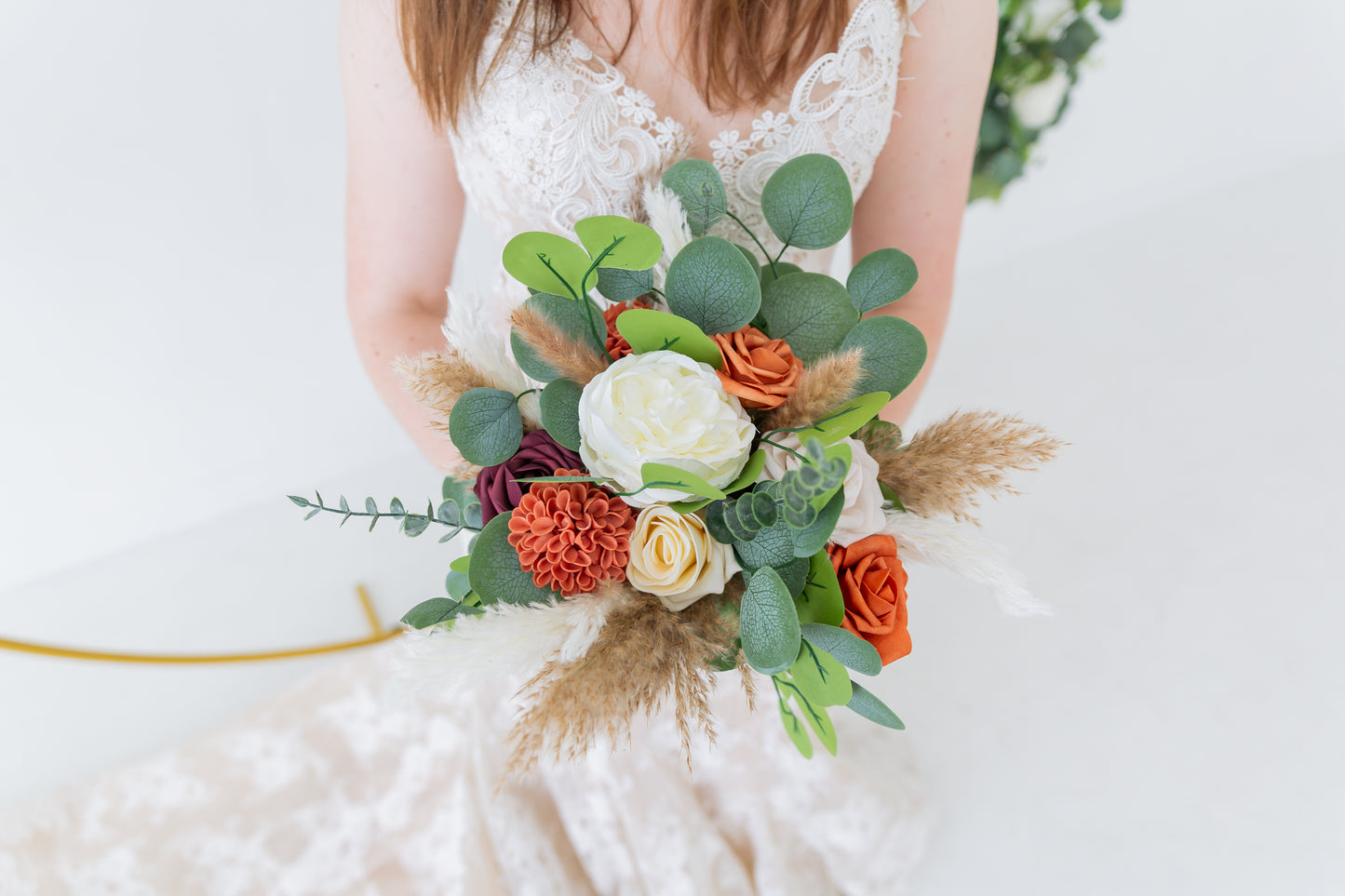 Boho Terracotta Bridal Bouquet