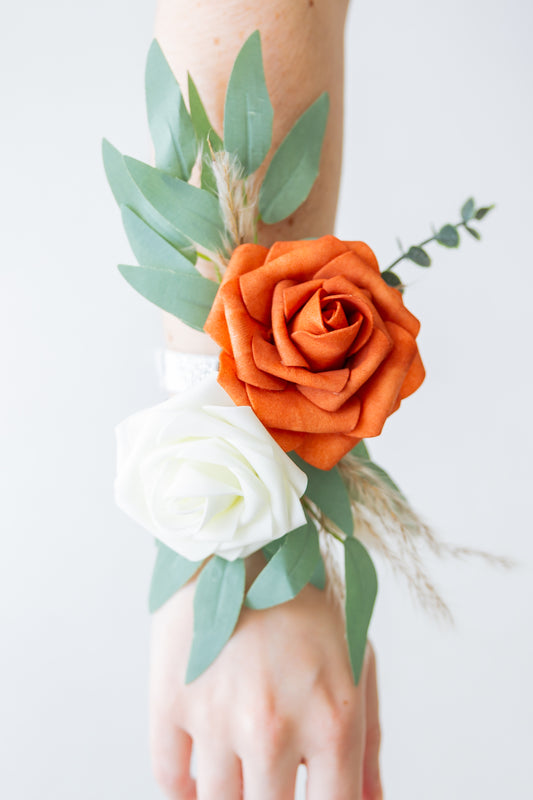 Boho Terracotta Corsage