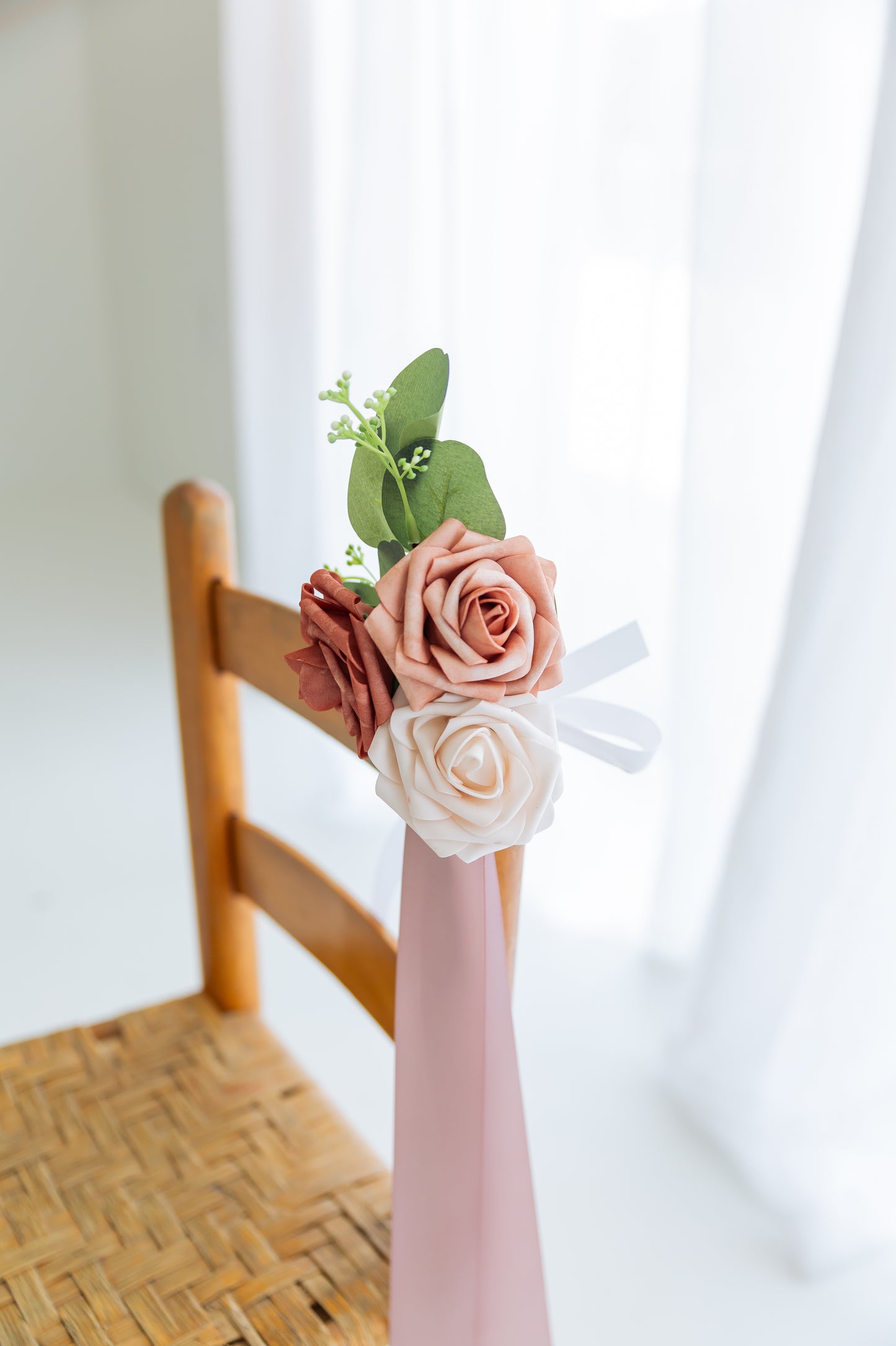 Dusty Rose Aisle Marker