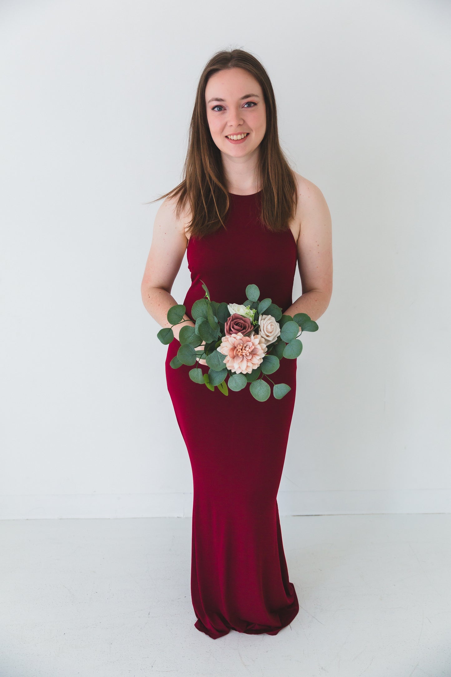 Dusty Rose Bridesmaid Bouquet