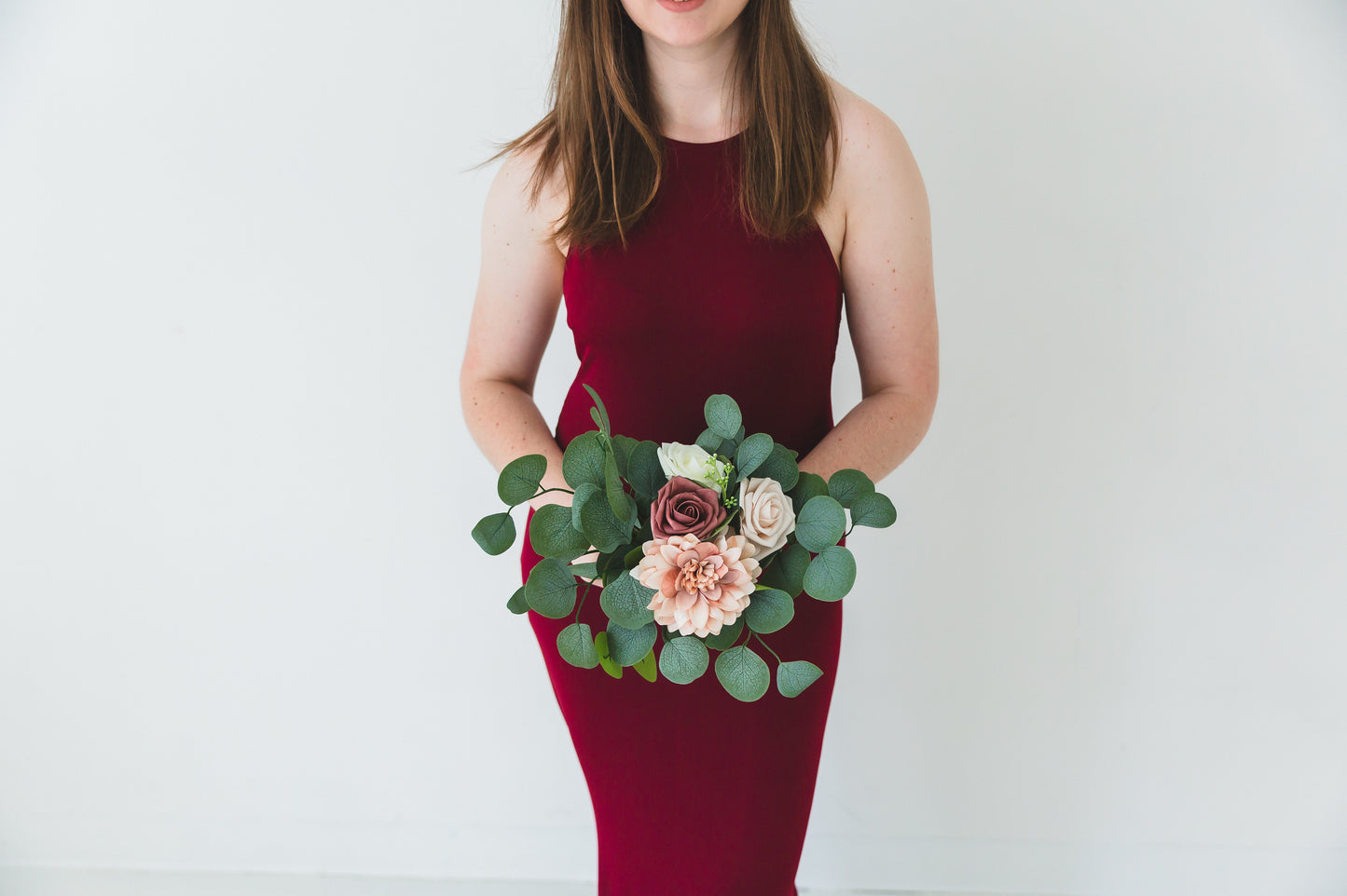 Dusty Rose Bridesmaid Bouquet