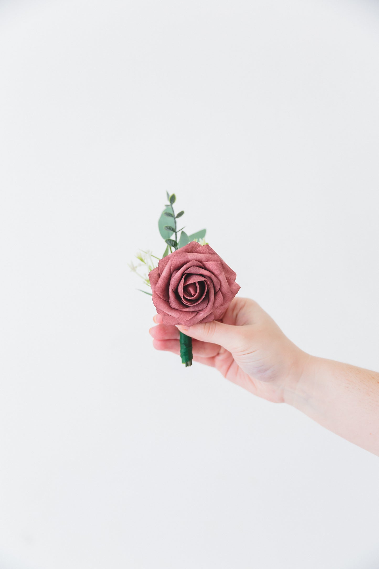 Dusty Rose Boutonniere