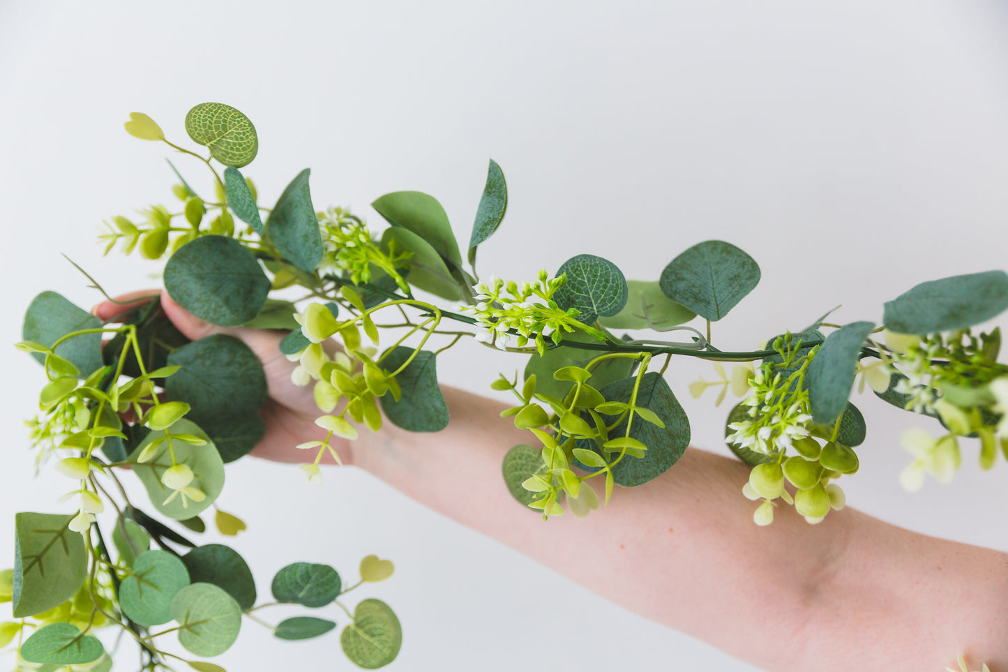 Eucalyptus + Baby's Breath Garland