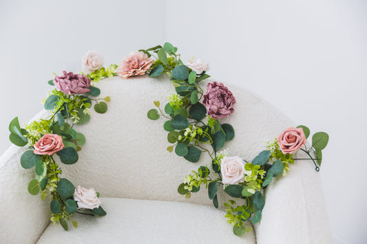 Dusty Rose Garland