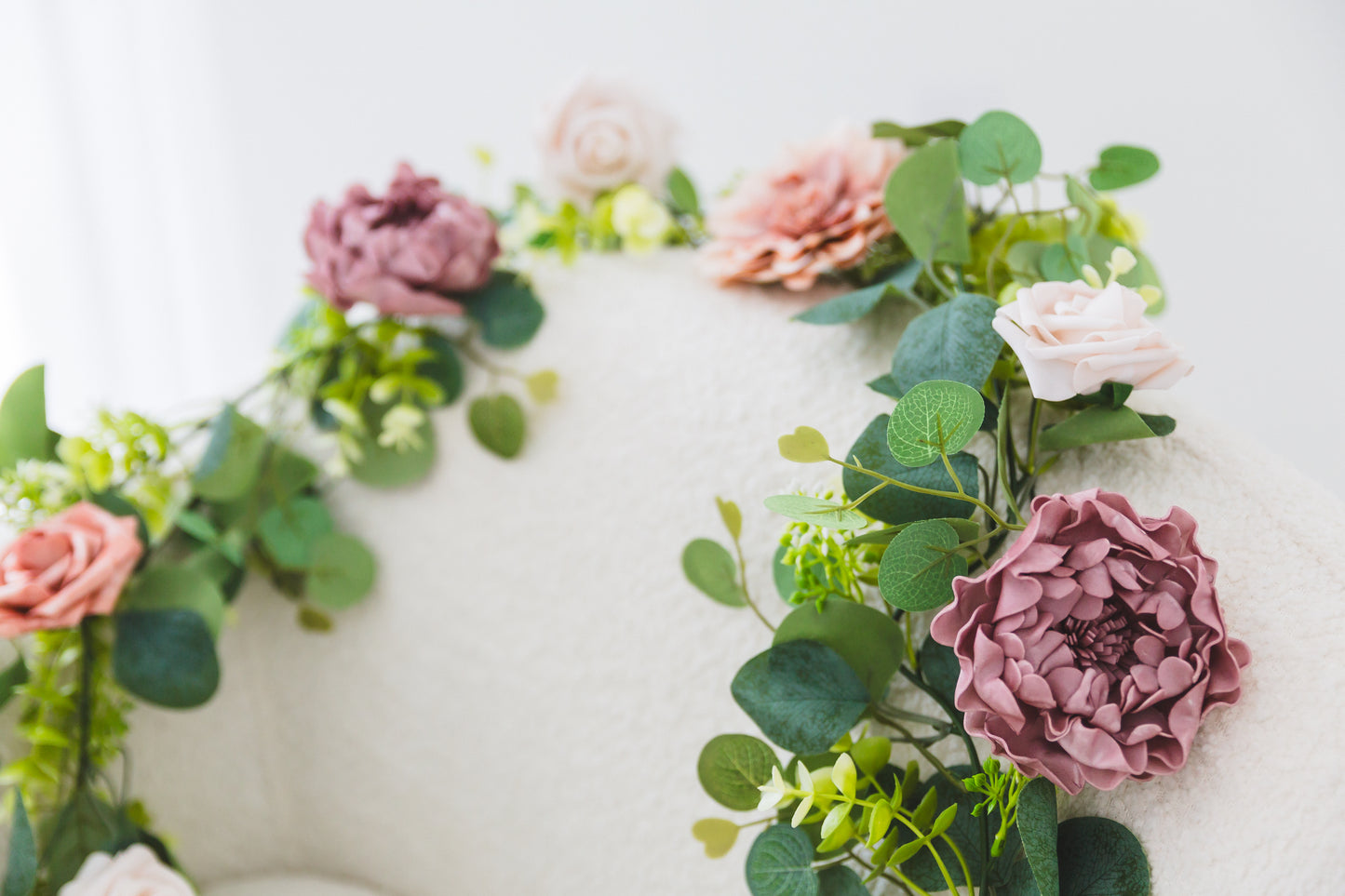 Dusty Rose Garland