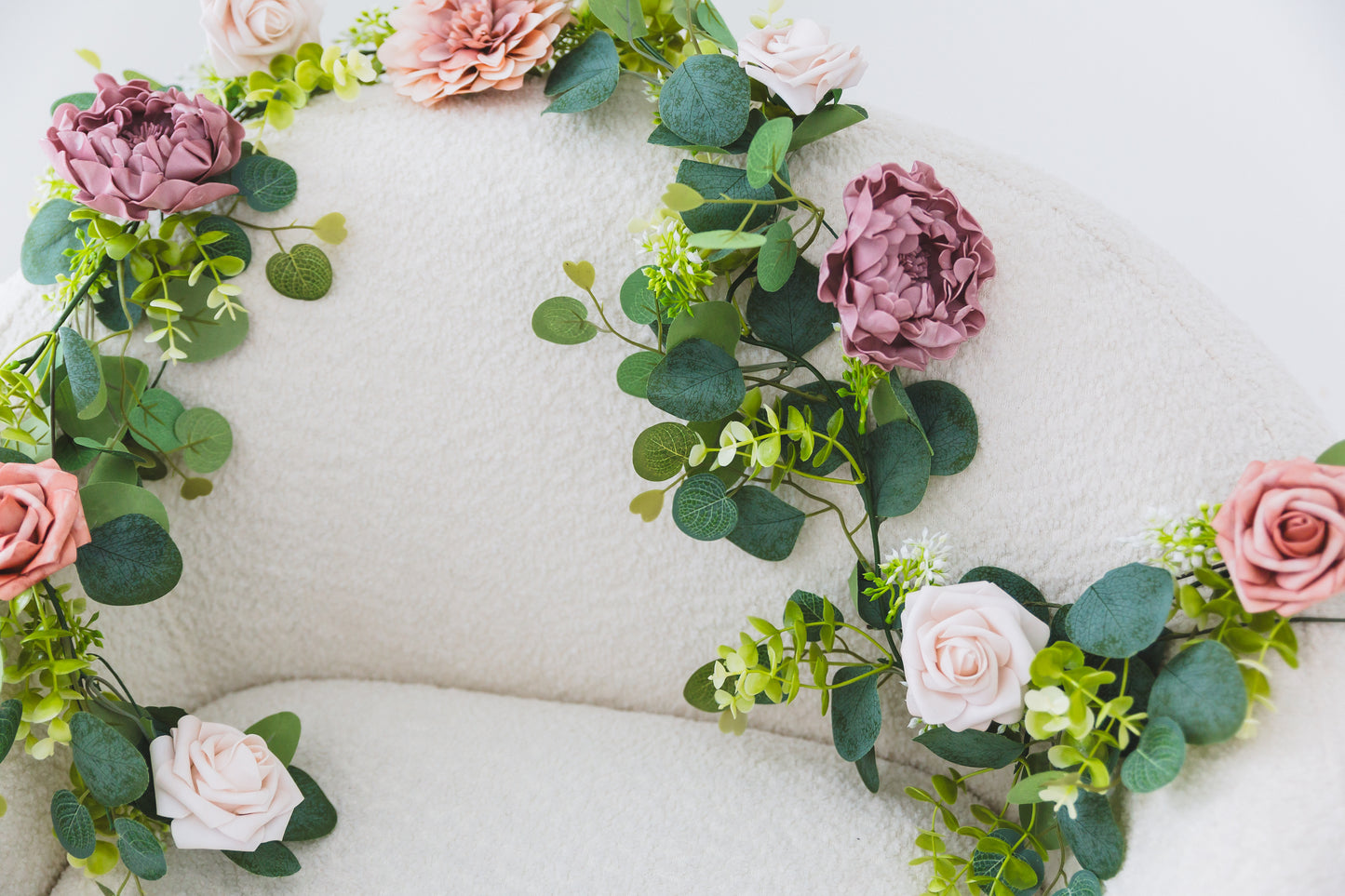 Dusty Rose Garland