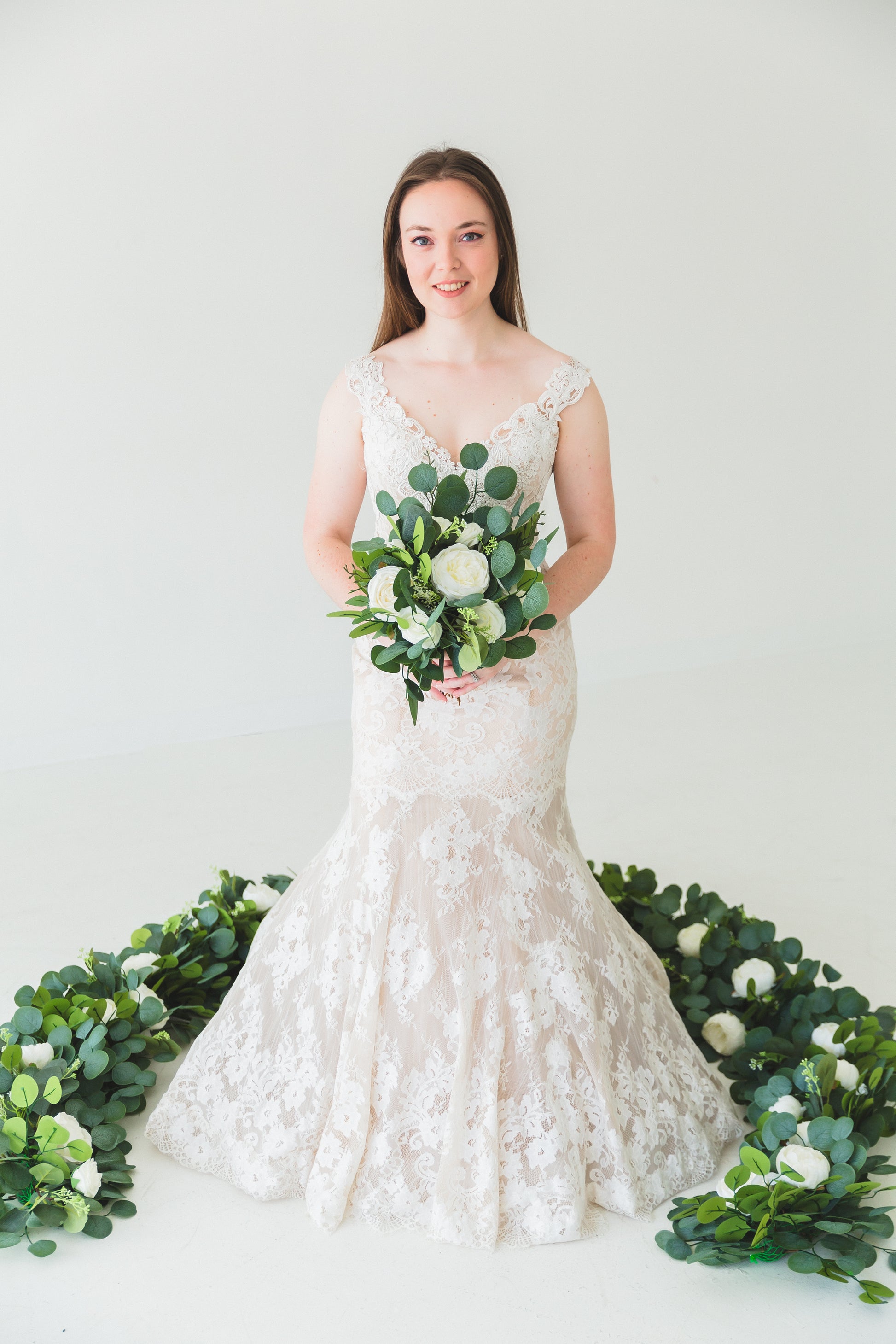 Green + White Bridal Bouquet Bride & Bloom Green + White Bridal Bouquet Bride & Bloom