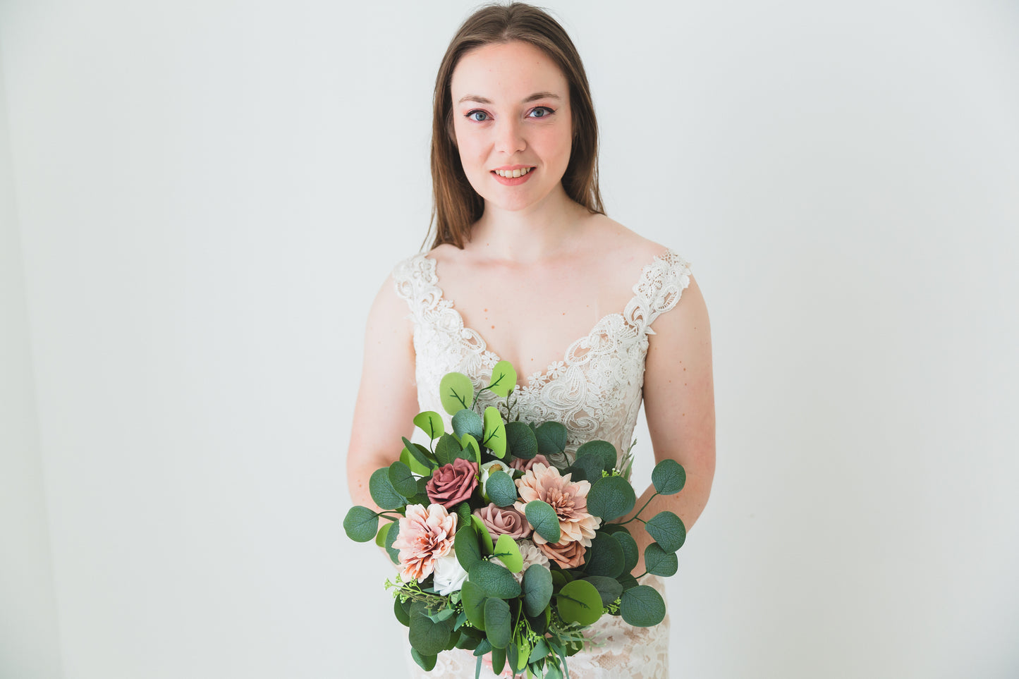 Dusty Rose Bridal Bouquet